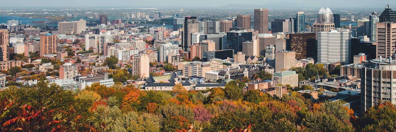 Skyline von Montréal bei Tag